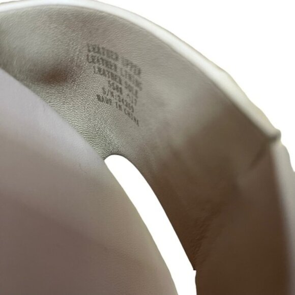 Tory Burch Ines Slides Sea Shell Pink Calf Leather Size‎ 7.5 US - Picture 10 of 11